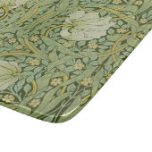 William Morris Pimpernel Floral Blue Wallpaper Schneidebrett (Ecke)