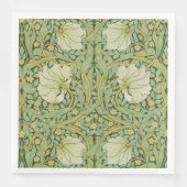 William Morris Pimpernel Floral Blue Wallpaper Serviette (Vorderseite)
