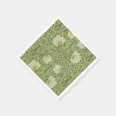 William Morris Pimpernel Floral Blue Wallpaper Serviette (Ecke)