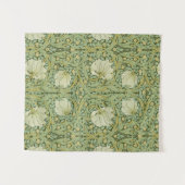 William Morris Pimpernel Floral Blue Wallpaper Wandteppich (Vorderseite (Horizontal))