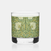 William Morris Pimpernel Floral Blue Wallpaper Whiskyglas (Vorderseite)