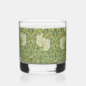 William Morris Pimpernel Floral Blue Wallpaper Whiskyglas (Rechts)