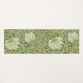 William Morris Pimpernel Floral Blue Wallpaper Yogamatte (Rückseite (Horizontal))