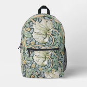 William Morris Pimpernel Floral Wallpaper Bedruckter Rucksack (Vorderseite)