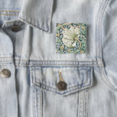 William Morris Pimpernel Floral Wallpaper Button (Beispiel)