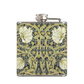 William Morris Pimpernel Floral Wallpaper Flachmann (Rückseite)