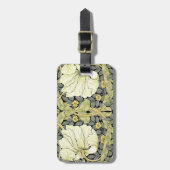 William Morris Pimpernel Floral Wallpaper Gepäckanhänger (Vorderseite vertikal)