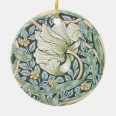 William Morris Pimpernel Floral Wallpaper Keramik Ornament (Hinten)