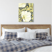 William Morris Pimpernel Floral Wallpaper Leinwanddruck (Insitu (Schlafzimmer))