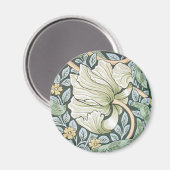 William Morris Pimpernel Floral Wallpaper Magnet (Vorderseite/Rückseite)