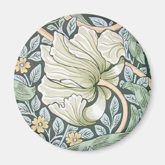 William Morris Pimpernel Floral Wallpaper Magnet (Vorne)