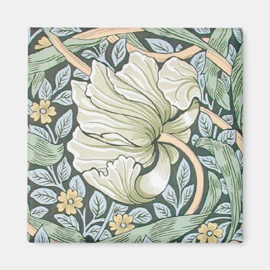 William Morris Pimpernel Floral Wallpaper Magnet (Vorne)