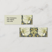 William Morris Pimpernel Floral Wallpaper Mini Visitenkarte (Vorne/Hinten)