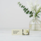 William Morris Pimpernel Floral Wallpaper Mini Visitenkarte (Stehend Vorderseite)