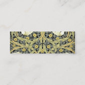 William Morris Pimpernel Floral Wallpaper Mini Visitenkarte (Rückseite)