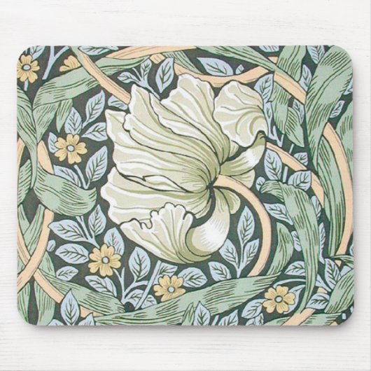 William Morris Pimpernel Floral Wallpaper Mousepad (Vorne)