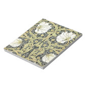 William Morris Pimpernel Floral Wallpaper Notizblock (Rotiert)