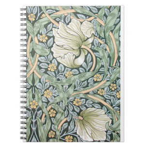 William Morris Pimpernel Floral Wallpaper Notizblock