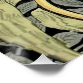 William Morris Pimpernel Floral Wallpaper Poster (Ecke)