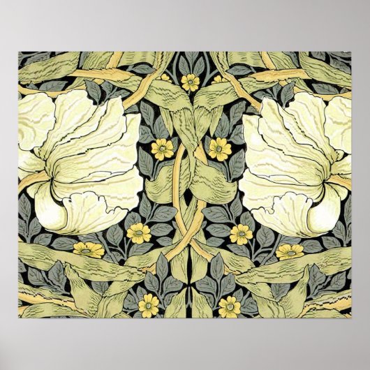 William Morris Pimpernel Floral Wallpaper Poster (Vorne)