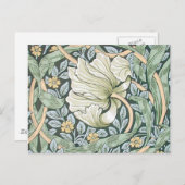 William Morris Pimpernel Floral Wallpaper Postkarte (Vorne/Hinten)