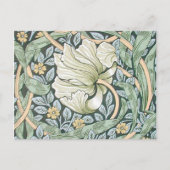 William Morris Pimpernel Floral Wallpaper Postkarte (Vorderseite)