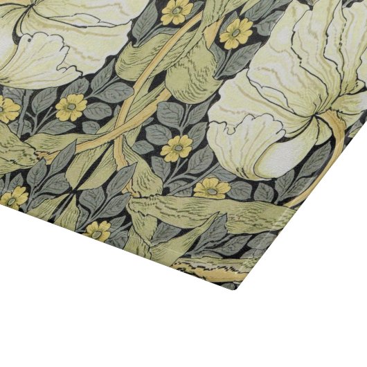 William Morris Pimpernel Floral Wallpaper Schneidebrett (Ecke)