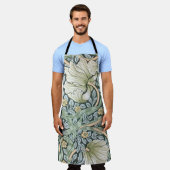 William Morris Pimpernel Floral Wallpaper Schürze (Getragen)