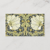 William Morris Pimpernel Floral Wallpaper Visitenkarte (Rückseite)