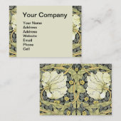 William Morris Pimpernel Floral Wallpaper Visitenkarte (Vorne/Hinten)