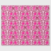 William Morris Pimpernel, Fuchsia & Hellrosa Geschenkpapier (Flach)