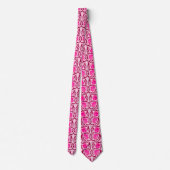 William Morris Pimpernel, Fuchsia & Light Pink Krawatte (Rückseite)