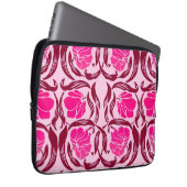 William Morris Pimpernel, Fuchsia & Light Pink Laptopschutzhülle (Vorne Rechts)