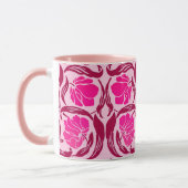 William Morris Pimpernel, Fuchsia & Light Pink Tasse (Links)