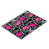 William Morris Pimpernel, Fuchsia Pink und Black Notizblock (Linke Seite)