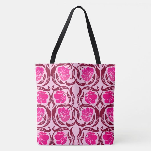 William Morris Pimpernel, Fuchsie & Hellrosa Tasche (Vorderseite)