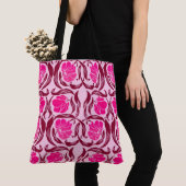 William Morris Pimpernel, Fuchsie & Hellrosa Tasche (Von Nahem)