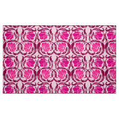 William Morris Pimpernel, Fuchsienrot und Hellrosa Stoff (Fat Quarter (45,7 x 55,9 cm))