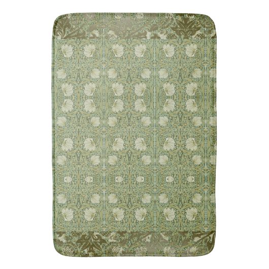 William * Morris Pimpernel Green Badematte (Vorderseite Vertikal)