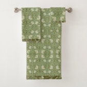 William * Morris Pimpernel Green Badhandtuch Set (Insitu)
