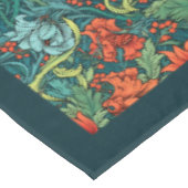 William Morris Pimpernel lebhafte Farben farbenfro Tischdecke (Schrägansicht)