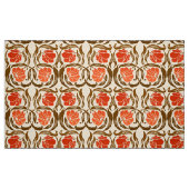 William Morris Pimpernel, Mandarin Orange & Brown Stoff (Fat Quarter (45,7 x 55,9 cm))