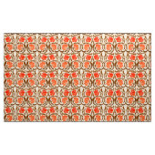 William Morris Pimpernel, Mandarin Orange & Brown Stoff (Yard (91,4 cm))