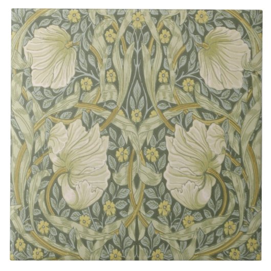 William Morris Pimpernel Matching Repeat Design Fliese (Vorderseite)