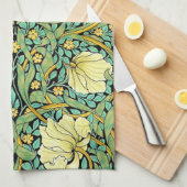 William Morris Pimpernel Mission Style Geschirrtuch (Viertel Falte)