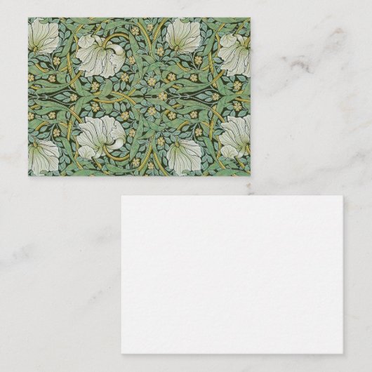 William Morris - Pimpernel Mitteilungskarte (Vorne/Hinten)