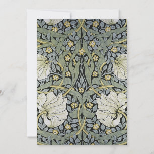 William Morris - Pimpernel-Musterdesign Dankeskarte