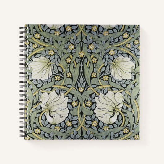 William Morris - Pimpernel-Musterdesign Notizblock (Vorderseite)
