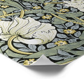 William Morris - Pimpernel-Musterdesign Poster (Ecke)