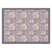 William Morris Pimpernel Pastell lila rosa Salbei Tischdecke (Vorderseite (Horizontal))